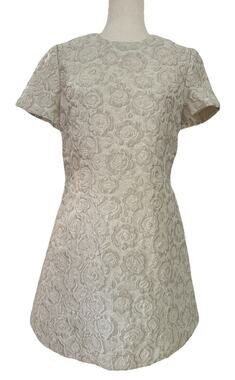 Co Company A Line Dress Women’s Size Medium Ivory Floral Party NWT MSRP $995